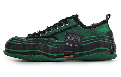 VESSEL G.O.P. Lows O.G. 'Matrix Green' Low-Top Canvas Shoes Unisex Green Gene Mutation Green Demon