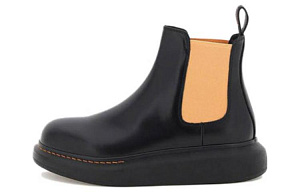 Alexander McQueen Hybrid Chelsea Boots 'Black Corsage' Women's