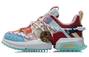 LiNing Pan Gu Casual Shoes Women's Low top White/Red/Yellow/Green/Blue