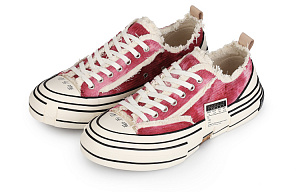 VESSEL G.O.P Lows Corduroy Anti Slip Wear Resistant Low Top Skateboard Shoes Unisex Red 1 2920702