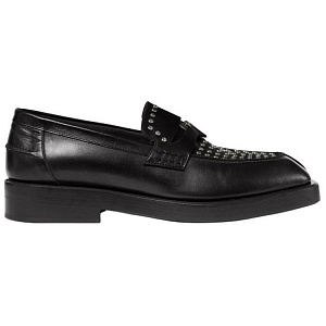 VERSACE Square-toe Studded Loafers 1 2920923