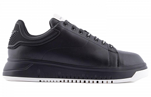 EMPORIO ARMANI Skateboard Shoes Men's Black 1 2920956