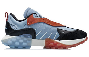 LiNing OVERLOAD 021 Fall And Winter Trendy Runway Collection Low-Top Casual Shoes Men's Mist Blue 1 2921161