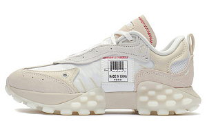 LiNing OVERLOAD Anti-Slip And Wear-Resistant Breathable Low-Top Sports Casual Shoes Women's Ecru