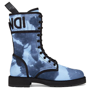 FENDI Signature Crew Martin Boot Women's Light Blue 1 2921255