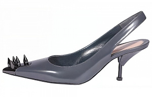 Alexander McQueen Punk High Heels Women's Gray