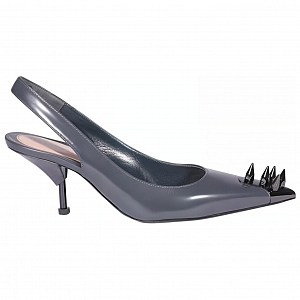 Alexander McQueen Punk High Heels Women's Gray 1 2921306