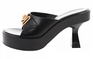 VERSACE Stylish Sandal 8cm Women's Black