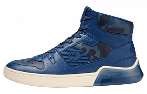 COACH CitySole High-Top Skateboard Shoes Men's Marine Blue