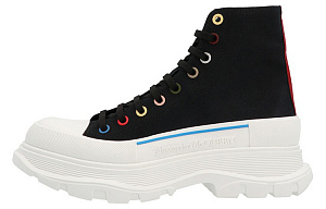 Alexander McQueen Tread Slick Lace-Up Boots