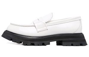 Alexander McQueen Wander Loafer White Black Women's