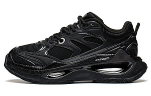 LiNing Transcend Abrasion Resistant Breathable Low Top Casual Shoes Women's Black