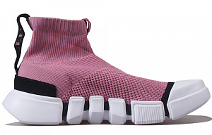 LiNing Cushioning Anti-Slip And Wear-Resistant High-Top Vintage Basketball Shoes Men's Pink White Black 1 2923051