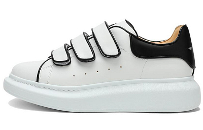 Alexander McQueen Oversize Sole Sneakers 'White Black' Women's