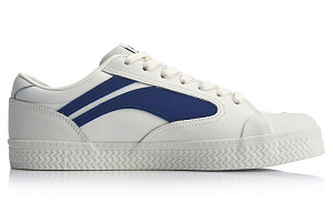 LiNing Skateboard Shoes Men Low-Top White Blue 1 2923176