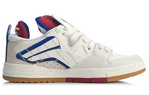 XLARGE x LiNing Wave Pro Low-Top Skateboard Shoes Men's Snow 1 2923263