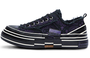 Niko And... x VESSEL Low top Skateboard Shoes Unisex Purple
