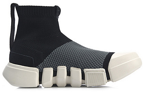 LiNing Anti-Slip Wear-Resistant High-Top Vintage Basketball Shoes Men's Black Gray White 1 2923466