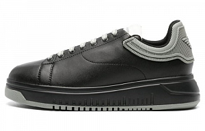 EMPORIO ARMANI Two tone Leather Sneakers