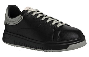 EMPORIO ARMANI Two tone Leather Sneakers 1 2923504