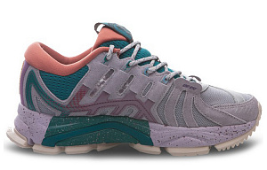 LiNing Beyond Infinity Cushioned Wear-Resistant Support Low-Top Casual Shoes Women's Gray Green 1 2923513