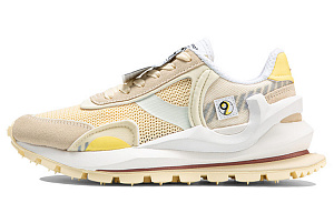 LiNing Fangyuan Eternal Cushioned Slip-Resistant Breathable Lightweight Low-Top Running Shoes Women's Vanilla Yellow