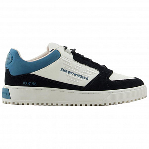 EMPORIO ARMANI Low-Top Skateboard Shoes Men's Blue Black 1 2924408