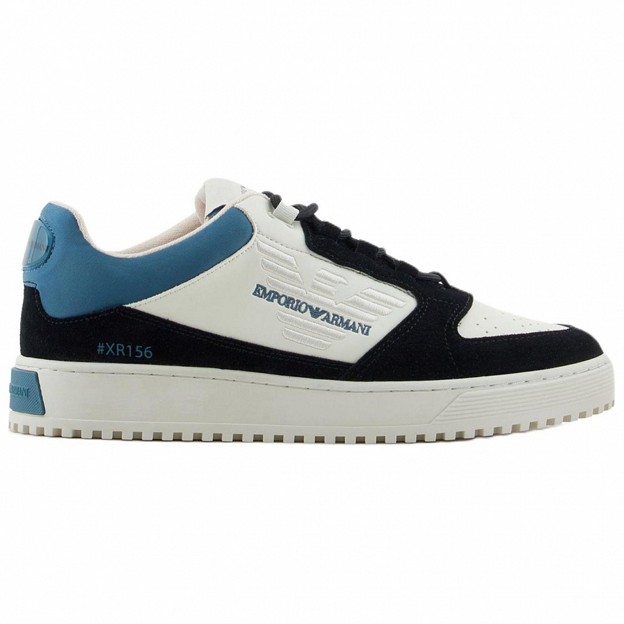 EMPORIO ARMANI Low-Top Skateboard Shoes Men's Blue Black купить в интернет-магазине Yoocart с быстрой доставкой по России.
