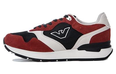 EMPORIO ARMANI Low-Top Casual Shoes Men's Burgundy