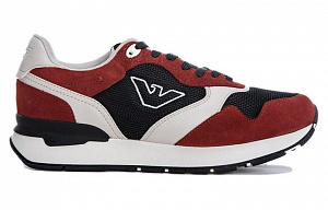 EMPORIO ARMANI Low-Top Casual Shoes Men's Burgundy 1 2924414
