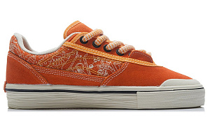 Steven Harrington x LiNing Anti-Slip And Wear-Resistant Lightweight Low-Top Skateboard Shoes Women's Tropical Orange 1 2924559