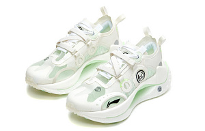 LiNing Jueying CRC Anti-Slip Wear-Resistant Low-Top Running Shoes Men's Mist White 1 2924600