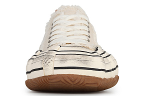 VESSEL G.O.P. Lows O.G. White Distortion Gene Mutation Low top Canvas Shoes Unisex White Brown 1 2924669