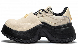 LiNing Project* Slip-Resistant Low-Top Casual Shoes Women's Sponge Cake Yellow