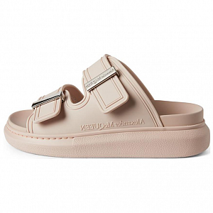 Alexander McQueen Hybrid Double Buckled Slides Women's
