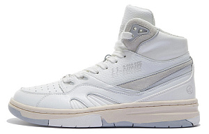 LiNing 937 Deluxe Hi Durable Lightweight And Breathable High-Top Skateboard Shoes Women's Ecru