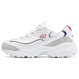 Skechers DLITES Low Top Chunky Sneakers Women's White