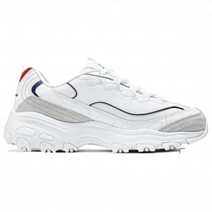 Skechers DLITES Low Top Chunky Sneakers Women's White 1 2925612