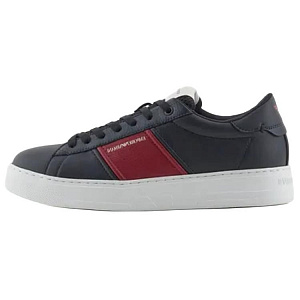 EMPORIO ARMANI Low Top Skateboard Shoes Men's Black