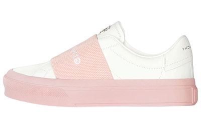 Givenchy Women's City Court Webbing 'White Pink'