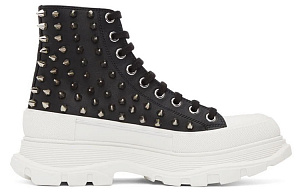 Alexander McQueen Tread Slick Platform Shoes Women's Black 1 2926065