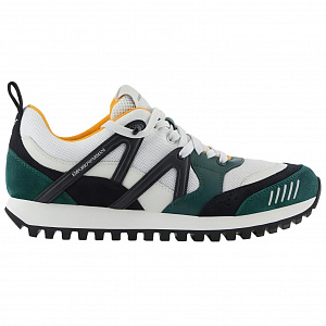 EMPORIO ARMANI Abrasion Resistant Low Top Casual Shoes Men's White Green 1 2926103