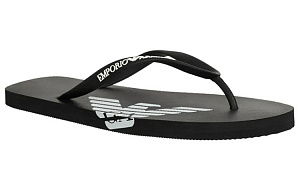 EMPORIO ARMANI Stylish Sandal Men's Black 1 2926198