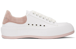 Alexander McQueen Deck Stylish Skateboarding Shoes Men's White 1 2926382