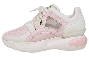 FENDI Leather Low 'White Pink'