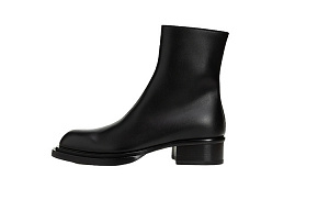 Alexander McQueen Cuban Stack Ankle Boots