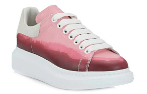 Alexander McQueen Oversized Sneakers 'Pink Dip Dyed' Women's 1 2927267