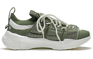 KUNG FU x LiNing Jackie Chan Cushioning Anti-Slip And Wear-Resistant Rebound Low-Top Casual Shoes Men's Green White 1 2927281