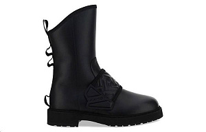 FENDI Women's Leather Biker Boot 'Black' 1 2927376
