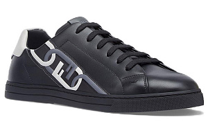 FENDI O'Lock Low Top Stylish Skateboarding Shoes Men's Black 1 2927427